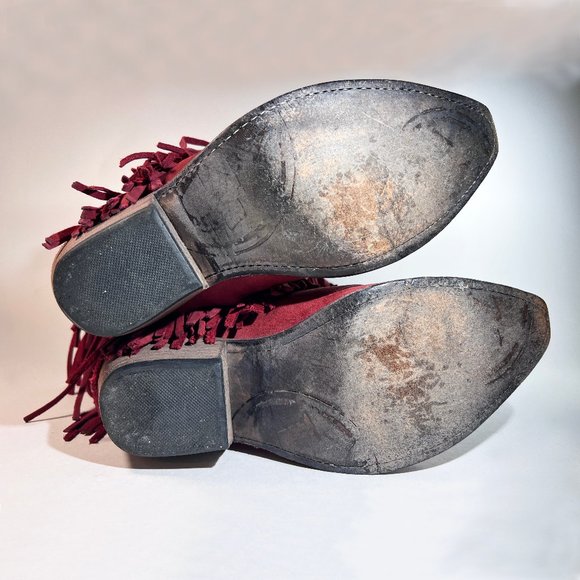 Liberty Black Women's Vegas Fringe Western Boots - Snip Toe, Boho - Picture 7 of 10